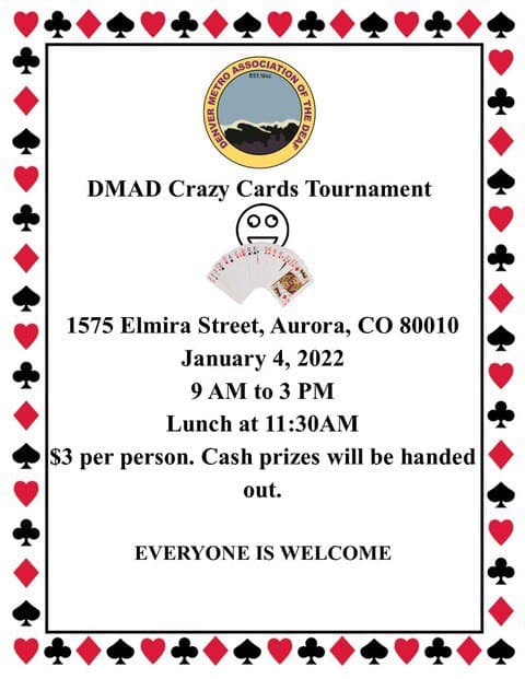 DMAD:  Crazy Cards Tournament / Jan 4