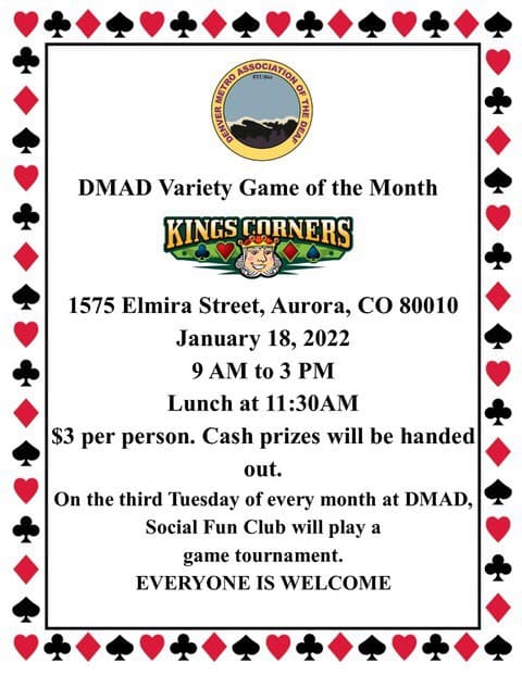 DMAD:  Variety Game of the Month / Jan 18