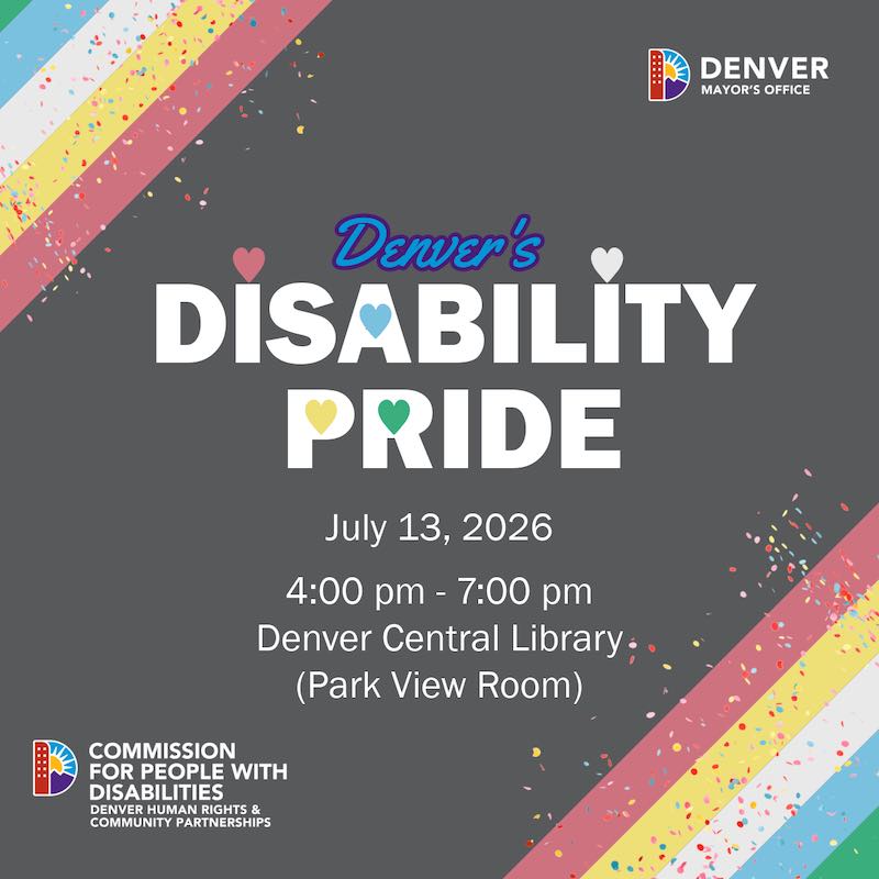 Denver’s Disability Pride – July 13