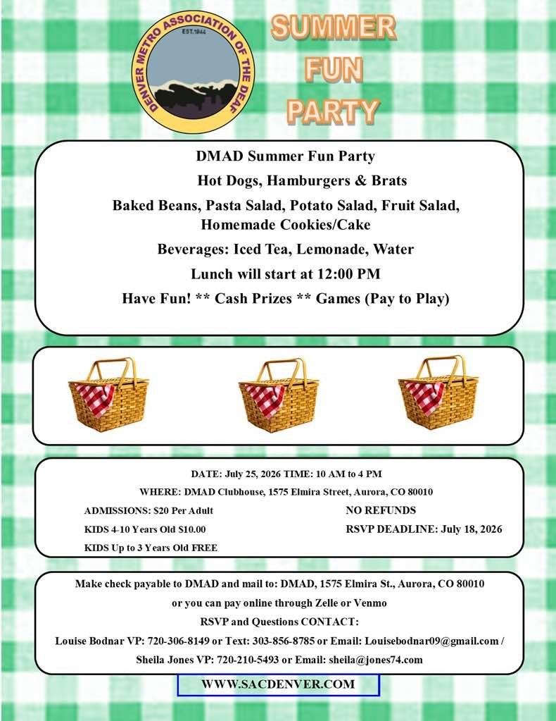 DMAD Summer Party – July 25